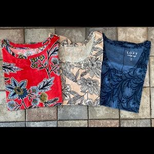 Bundle of three Loft T-Shirts